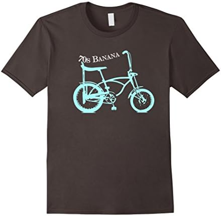 Men's 1970's Banana Bike: Vintage Bmx Bicycle Cycler T-shirt Small Asphalt