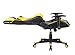 Turismo Racing Ancora Series Gaming Chair Black and Yellow Ergonomic Gaming Bucket Lumbar Support Executive Computer