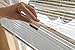 Magne Blind 40-Inch Vinyl Mini Blind with 1-Inch Slats
