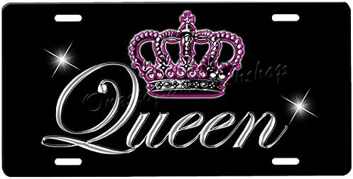 Queen License Plate Car Tag