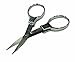 UST Folding Scissors with Stainless Steel Blades, Compact Design and Easy Operation for Camping, Hiking, Emergency and Outdoor Survival, Silver