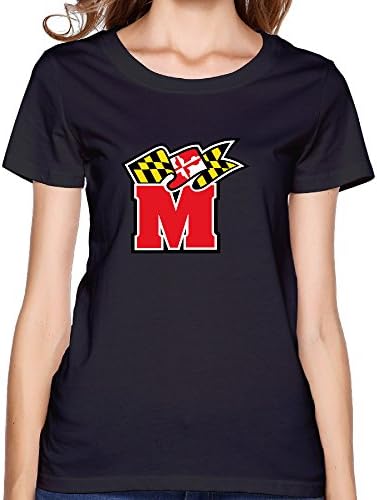 ZOENA Women's Tees - University Of Maryland Terps Black L