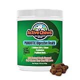 Active Chews Premium Probiotics for Dogs with Digestive Enzymes for Dogs from, Relieves Dog Diarrhea Upset Stomach Bad Breath Hot Spots for Dogs, 120 Chews with 4 Bill CFUs per 2 Chews