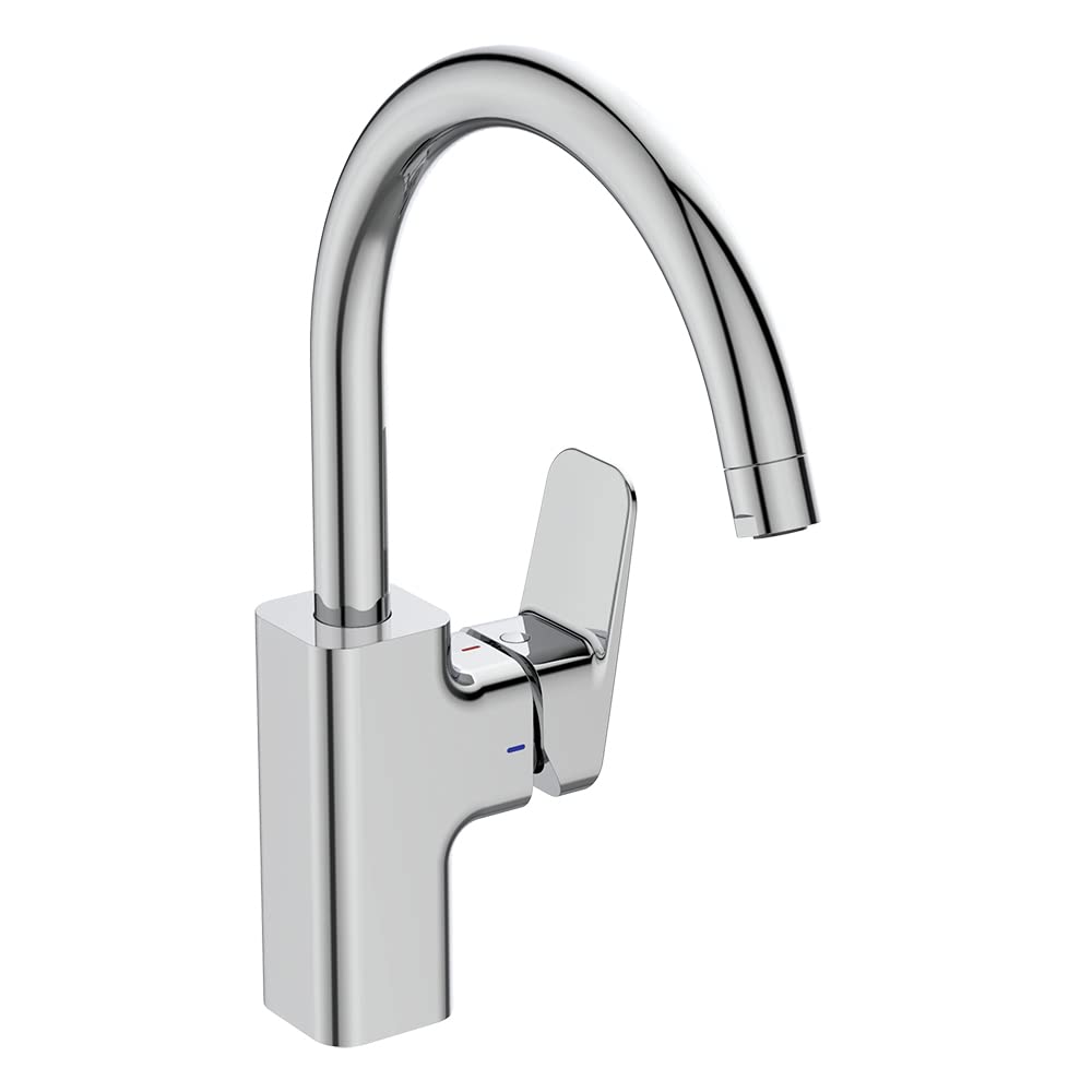 Ceraplan Single Lever High Tubular Spout Kitchen Mixer Tap