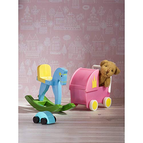 Lundby Puppenhaus Zubehör- Mini Puppen Haus Möbel, Kunststoff & Stoff Puppen Haus Puppenzubehör Spielsets – Alter 4… – Bild 3
