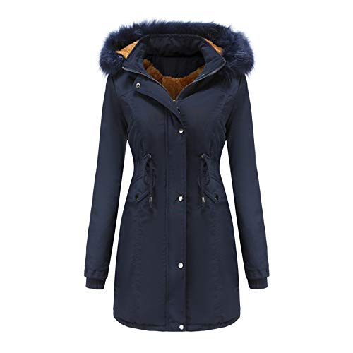 Trench Coat Winter Coats Women Fur Hood Jacket For Women With Hood