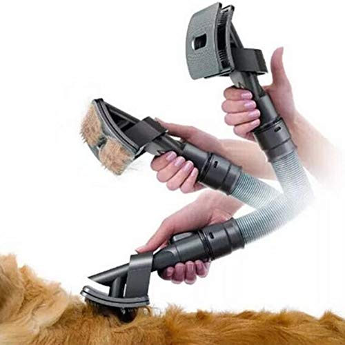 Fashionlook Adjustable Durable Dog Pet Tool Brush Hair Fur Groom Grooming Animal Allergy Vacuum Cleaner ABS for Home Improvement