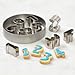 Cake Boss Decorating Tools 9-Piece Stainless Steel Number Fondant and Cookie Cutter Set