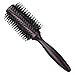 HOMEIDEAS Natural Boar Bristles Round Hair Brush with Wood Handle, Round Comb Twill 2.75 Inch, Styling Essentials for Hair Drying, Styling, Curling