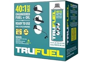 TruFuel 6 Pack 2-Cycle 40:1 Pre-Blended Fuel for Outdoor Power Equipment - 32 oz