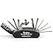 WOTOW Bike Repair Tool Kits Saddle Bag Bicycle Repair Set with Cycling Under Seat Packs 14 in 1 Multi Function Tool Kit Chain Splitter … (16 in 1 + 1L Bag)