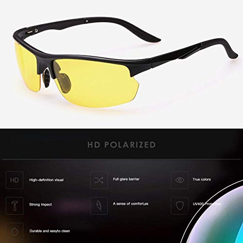 Empty Sonnenbrille Männer Gläser polarisierte Sonnenbrillen Polarisations-Brille Fahren Reiten Angeln Gläser Sport… – Bild 5