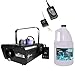 Chauvet Hurricane H1302 1070 Watt Fog/Smoke Machine, FC-W Wireless Remote, FJU Fog Fluid