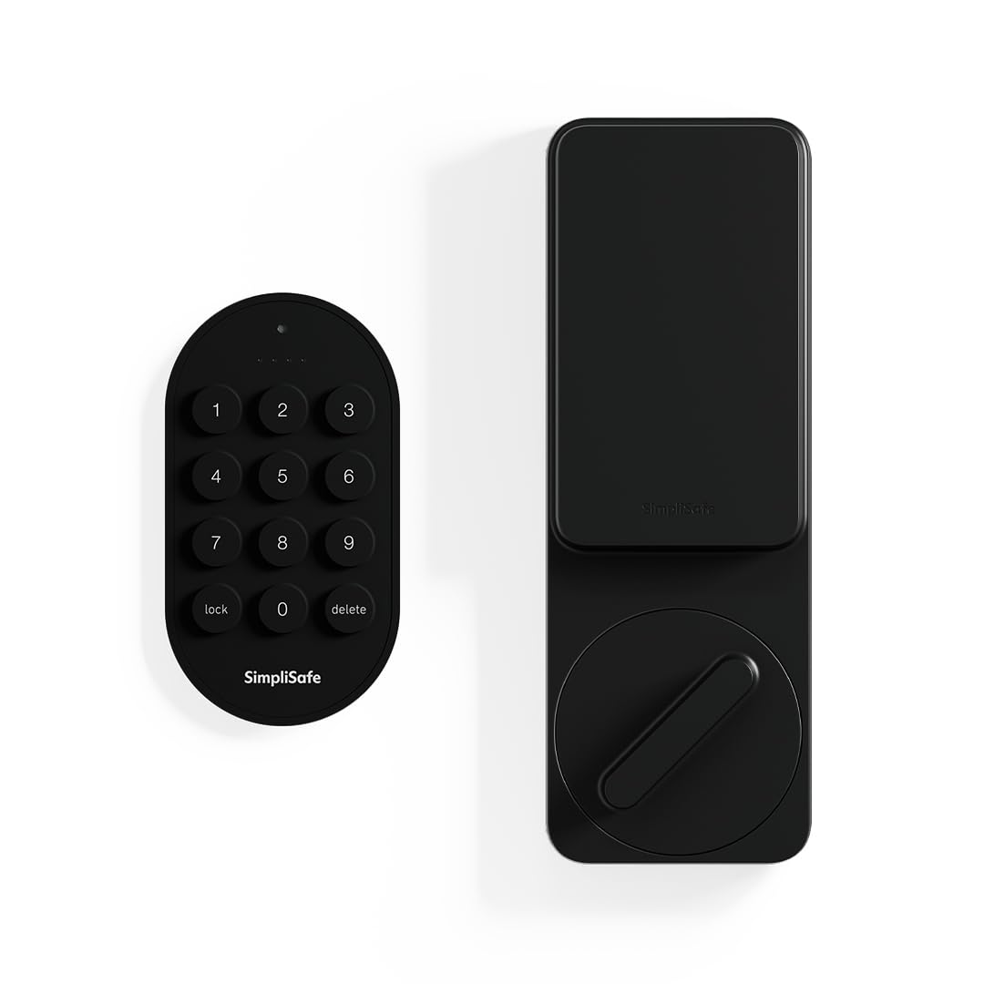 Photo 1 of SimpliSafe Smart Lock Series 2 (Black) for The Gen 3 Home Security System