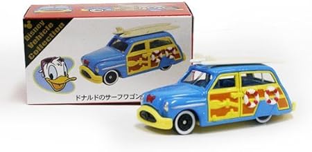 Amazon Tomyトミカ オリジナルトミカ Disney Vehicle Collection 東京ディズニーリゾート限定 ドナルドのサーフワゴン ミニカー ダイキャストカー おもちゃ