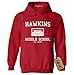 Hawkins Middle School AV Club Hoodie / Hooded Sweatshirt - Unisex Fit (Small, Navy Blue)