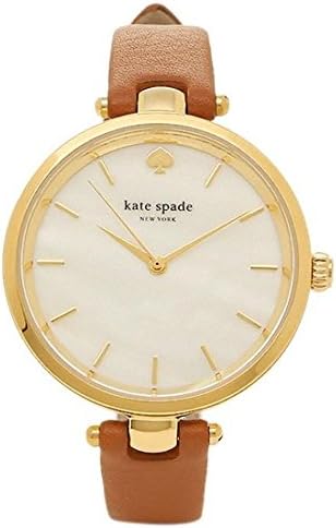 [ケイトスペード] 時計 レディース KATE SPADE KSW1156 HOLLAND ホランド ウォッチ ホワイトシェル/ゴールド/ブラウン [並行輸入品]