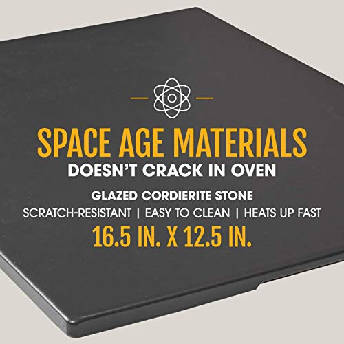 Heritage Square Pizza Stone Pizza & Bread Baking Stones For Gas Grill