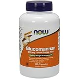 Now Foods Glucomannan 575mg, Capsules, 180-Count