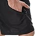 Przewalski Men's Mountain Bike MTB Shorts, Baggy Biking Cycling Shorts Removable Padded Underliner,2:Black Shorts with Liner,Large