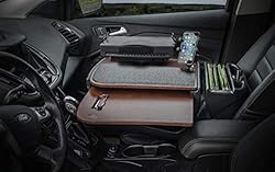 AutoExec AUE18351 GripMaster Car Desk Mahogany with