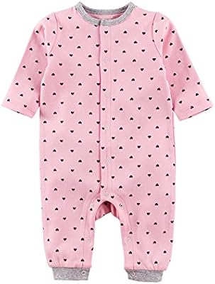 Amazon Baby Nest ベビー服 女の子 長袖カバーオール 新生児服