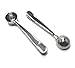 Stainless Steel Durable Bag Grip Clip & Coffee Spoon/Tea Scooper Food Storage - 2 Pack