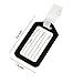 BlueCosto Luggage Tags Suitcase Tag Bag Labels Travel Accessories - Black,20 Pack
