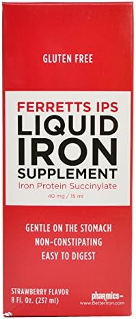 FERRETTS, IPS 40MG/15ML, IRON SUPPLEMENT LIQUID - 8 OZ