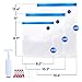 Sous Vide Bags BPA Free Reusable - 30 Reusable Sous Vide Bags + Sous Vide Clips, Sous Vide Bag Sealer, Vacuum Hand Pump - Reusable Storage Bags For Food - Vacuum Storage Bags For Food - Sous Vide Kit