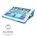 Snugg iPad 2 Case - Smart Cover with Kick Stand & (Baby Blue Leather) for Apple iPad 2