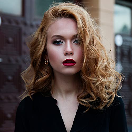 Pinsparkle Gold Hoops For Women Gold Hoops Earrings Tragus Earrings For Women 14K Gold Earrings Chunky Gold Hoop Earrings