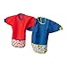 KLADD PRICKAR Bib, assorted sets of red and blue - pack of 2
