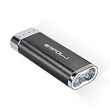Oripow 6400mAh Power Bank with LED Flashlight and LG Battery Cells - Black