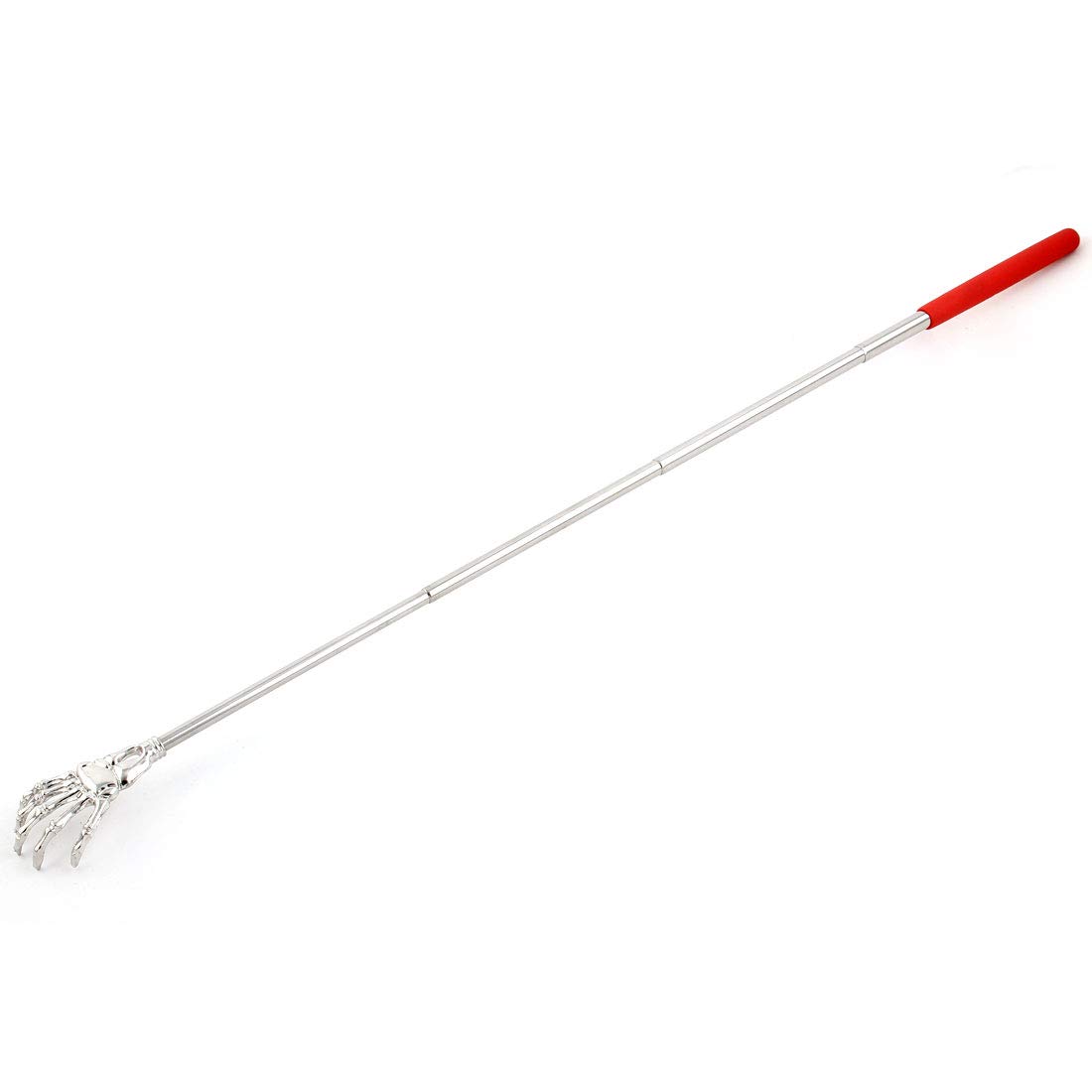 Sourcingmap Home Office Skeleton Hand Telescopic Extendable Back Scratcher Red