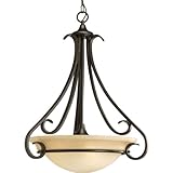 Progress Lighting P3847-77 Torino Collection Three-Light Foyer Pendant, 22