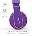 AILIHEN I35Bulk Classroom Kids Headphones (5 Pack) for K-12 School Class Sets Student Children 93dB Volume Limited Wired Foldable Headset for Study Library Computer Lab Testing Centers (Purple)…