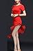 Whitewed See Through Split Leg Latin Salsa Jive Dance Sport Costumes Dresses