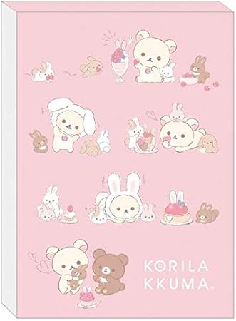 Amazon Mh リラックマ コリラックマとうさぎティータイム メモパッド メモ帳 文房具 オフィス用品