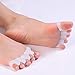DUORUI 2 Pairs Toe Separators, Toe Spacers, Hammer Toe, Toe Straightener, Toe Guards, Bunion Corrector and Bunion Relief