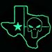 LEGEEON Glow Dark ACU Texas Lone Star DEVGRU PVC Rubber Morale Touch Fastener Patch