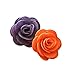 Yazon 12pcs 2 inch Felt Rosette Flower Hair Clip Baby Fabric Rosette Flower Hair Clips Mix 12 Color
