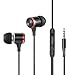 AICHOC Wired Headset in-Ear Headphones Earbuds with Microphone Bass Stereo Earbuds Headphones