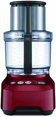 LCD Display Displays Food Processor in Cranberry Red
