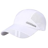 Panegy Mens Womens Summer Outdoor Sports Hat Cap for Baseball Hiking Mountaineering Sun Protection White