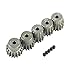 RCRunning 5Pcs 32DP 5mm 13T 14T 15T 16T 17T Motor Pinion Gear Combo Set for 1/10 RC Car Brushed Brushless Motor