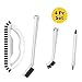 Grout Cleaner Brush with Stiff Angled Bristles and 3-in-1 Grout Cleaning Brush Supplies to Deep Clean Tile Lines, Detail Kitchen, Scrub Bathroom, Shower | 4Pc Home Detail and Grout Cleaner Brushes Set
