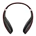 Leme EB30A Wireless Ergonomic Bluetooth 4.1 Over Ear Headphone with Built-in Mic and 12 Hour Battery, with Noise Reduction and Echo Cancellation, Perfect Headset for Gaming and Music (Red)