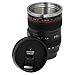 Thermo Lenscup with Stainless Steel Insulated Tumbler (Modeling 1:1 Canon EF 24-105mm f/4L IS USM Lens), 11oz