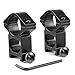 OTW High Profile Scope Mount Rings Weaver Style High Rise See-Thru for Weaver Rail Mount